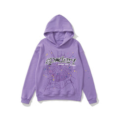 Sp5der Splatter Spider‑Web 2‑Color Pullover Hoodie