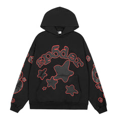Sp5der Star Graphic Pullover Hoodie