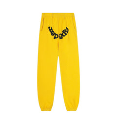 Sp5der Classic Logo Yellow Pullover Hoodie