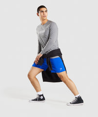 Gymshark Apollo Long Sleeve T-Shirt - Charcoal Marl