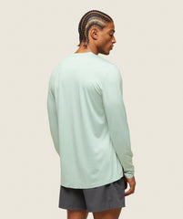 Gymshark everywear Tech Long Sleeve Tee - Cool Turquoise