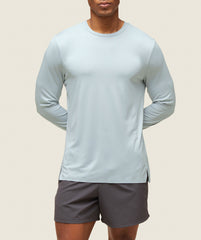 Gymshark everywear Tech Long Sleeve Tee - Ice Grey