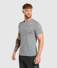 Gymshark Arrival Marl T-Shirt - Silhouette Grey/Light Grey Marl