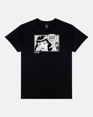 THRASHER Vintage Comic Graphic Black Short‑Sleeve T‑Shirt