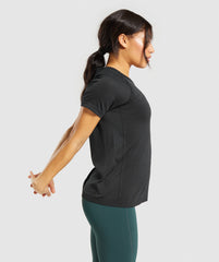 Gymshark Breeze Lightweight Seamless T-Shirt - Black