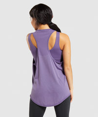 Gymshark Breeze Lightweight Seamless Vest - Purple