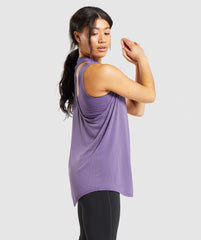 Gymshark Breeze Lightweight Seamless Vest - Purple