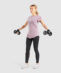 Gymshark Chalk T-Shirt - Purple