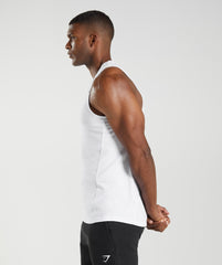 Gymshark React Tank - White
