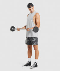 Gymshark Critical 2.0 Drop Arm Tank - Light Grey Marl