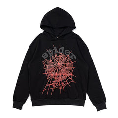 Sp5der Classic Spider‑Web 3‑Color Pullover Hoodie