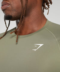 Gymshark Element Baselayer T-Shirt - Utility Green