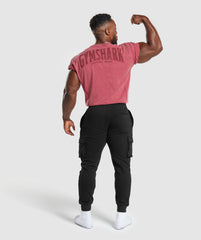 Gymshark Heritage Washed T-Shirt - Vintage Pink