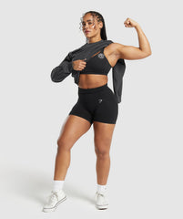 Gymshark Legacy Long Sleeve Top - Asphalt Grey