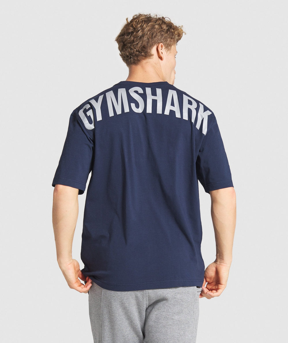 Gymshark Power T-Shirt - Dark Blue