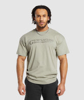 Gymshark Pump Cover T-Shirt - Chalk Green