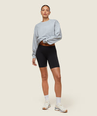 Gymshark everywear Long Sleeve Top - Ice Grey