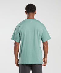Gymshark Monogram T-Shirt - Ink Teal