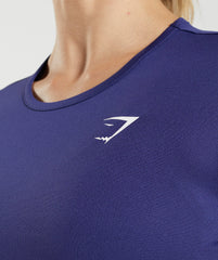 Gymshark Training Long Sleeve Top - Neptune Purple