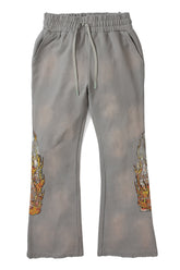 FADED FLAME GLASS SWEATPANT
