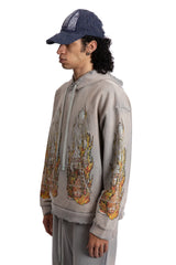 FADED FLAME GLASS HOODED PULLOVER