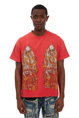 RHINESTONE FLAME GLASS JERSEY