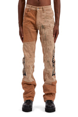 GATHERED WORK TROUSER