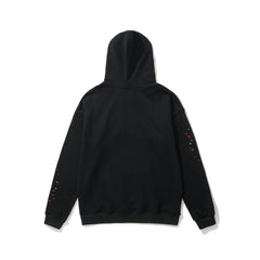 Sp5der Arch Logo Spider‑Web 3‑Color Pullover Hoodie