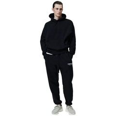 Fear Of God Essentials Classic Jet Black Hoodie (SS25)