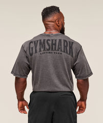 Gymshark Heritage Washed T-Shirt - Grey