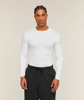Gymshark Ribbed Long Sleeve T-Shirt - White