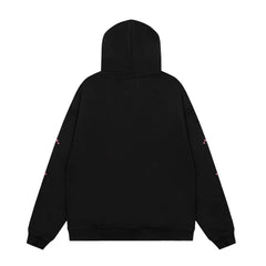Sp5der 555 Pink Spider Graphic Pullover Hoodie