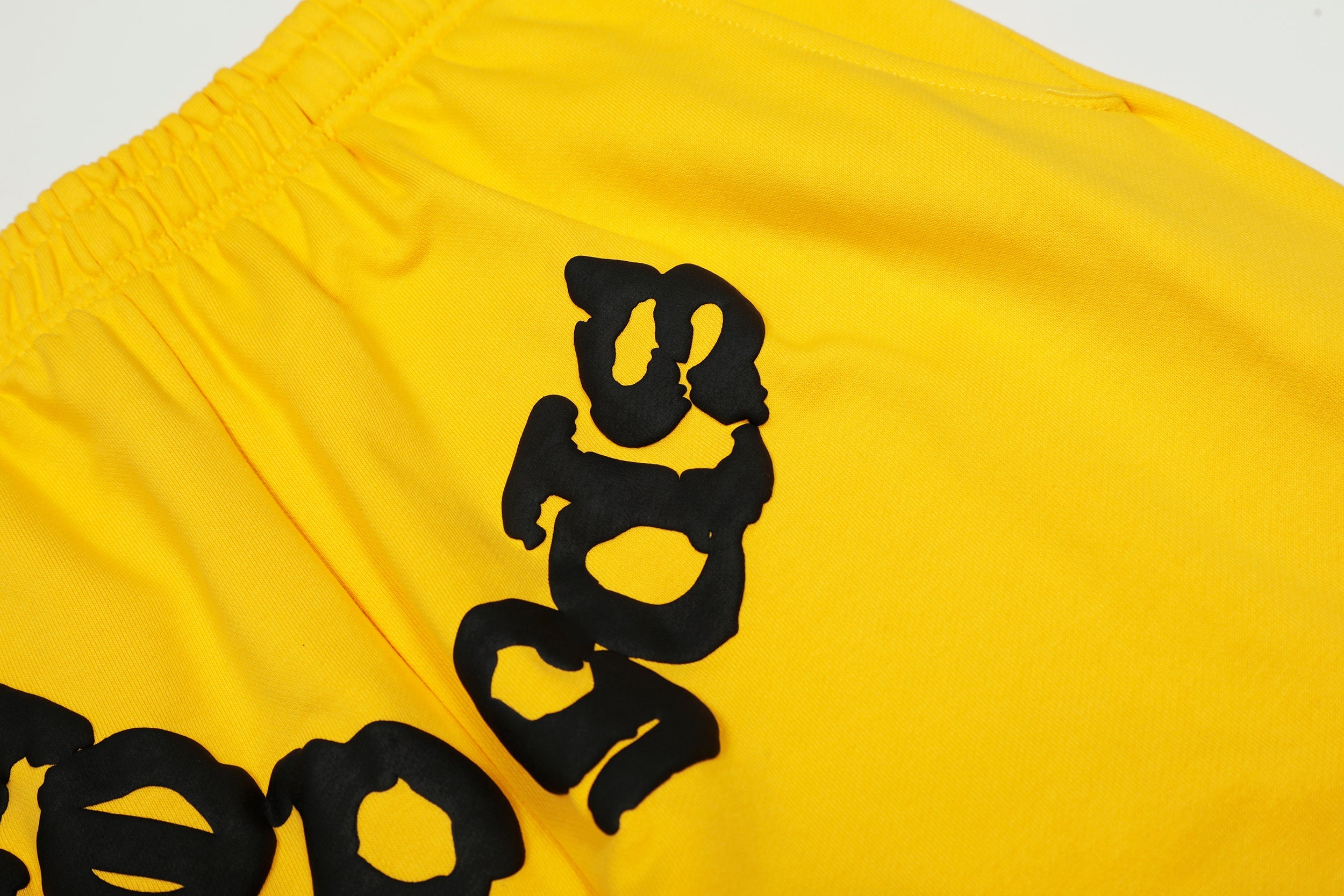 Sp5der Classic Logo Yellow Pullover Hoodie