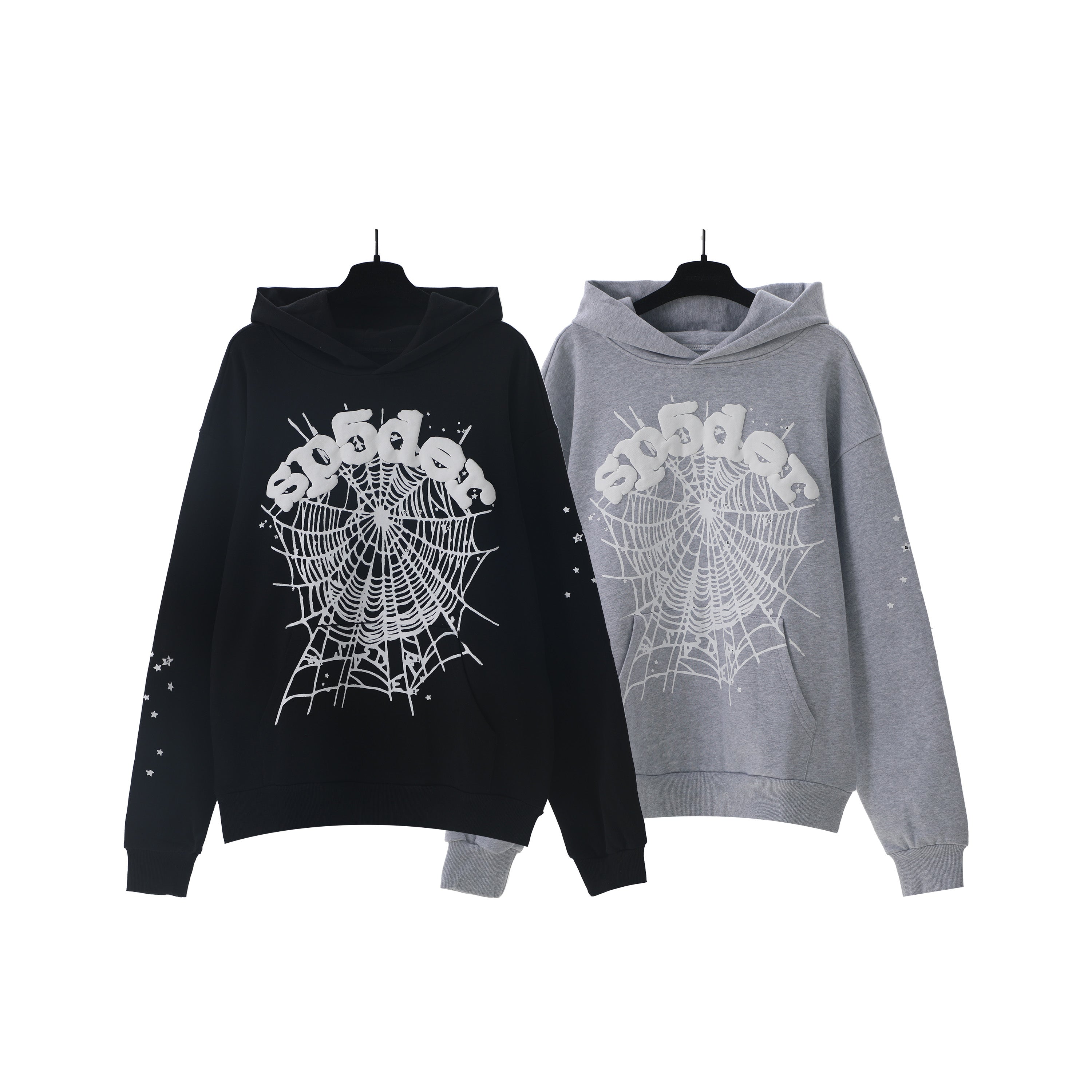Sp5der Spider Web Graphic Pullover Hoodie