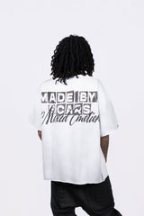 MIXED EMOTION Blindfolded Angel Vintage Cropped T‑Shirt