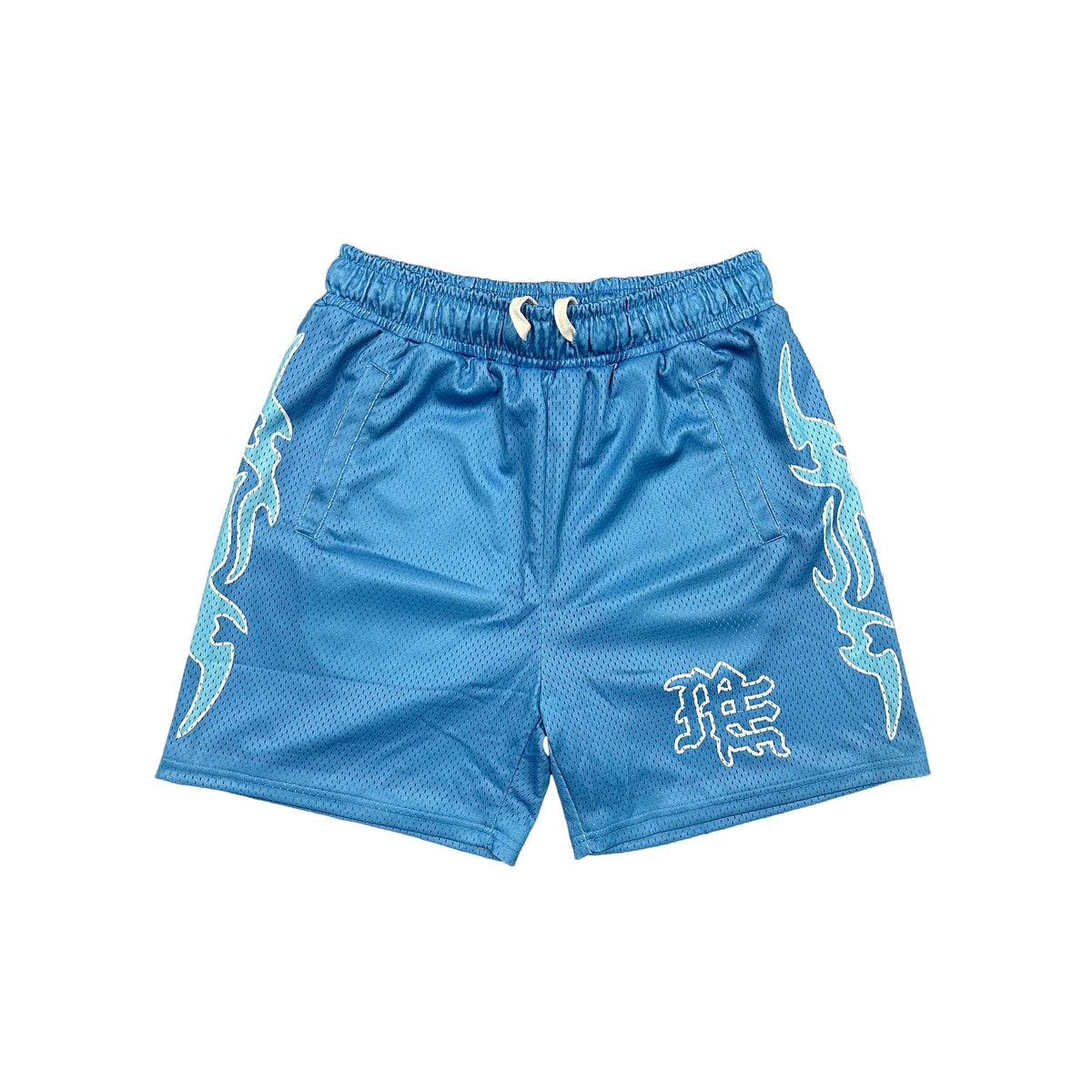 MIXED EMOTION Tribal Graphic Blue Streetwear Shorts