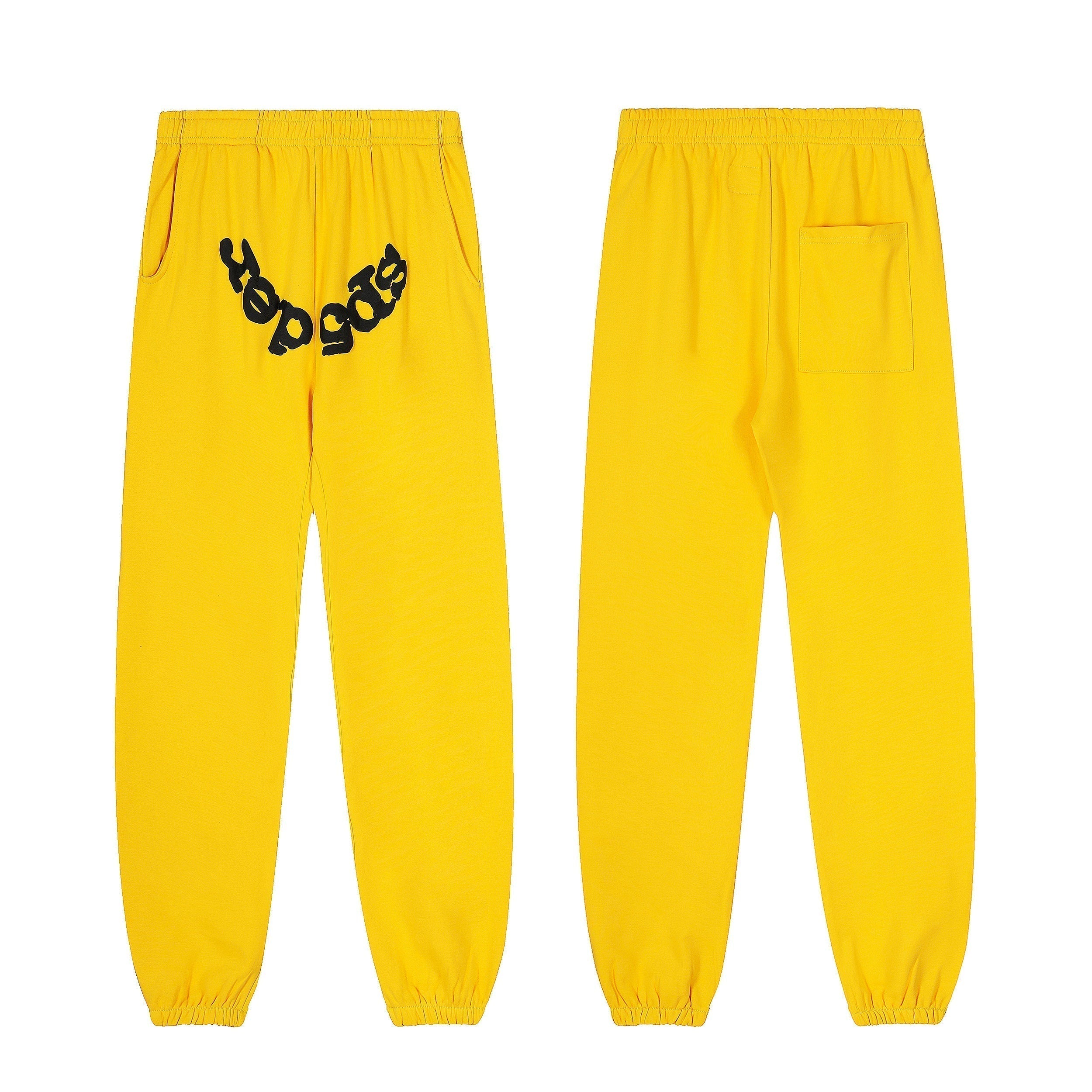 Sp5der Classic Logo Yellow Pullover Hoodie