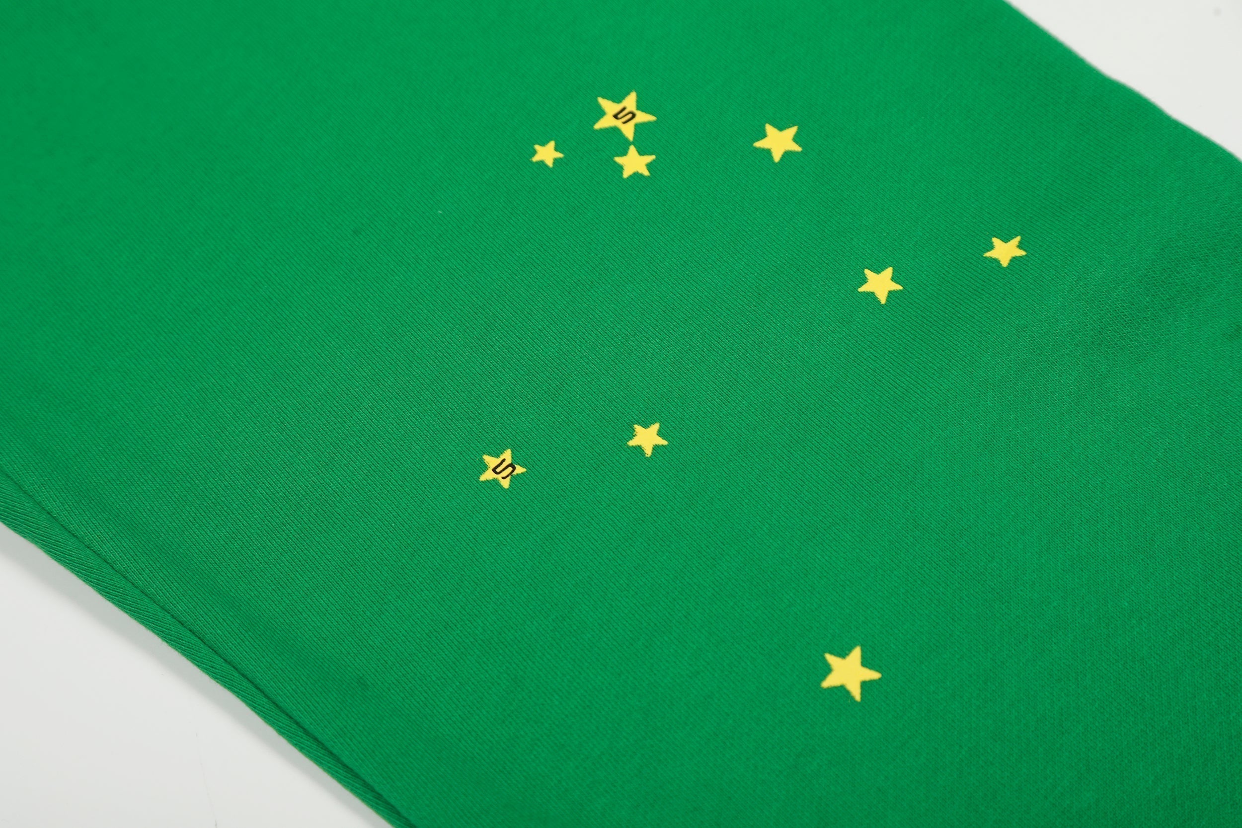 Sp5der Gold Spider‑Web Green Pullover Hoodie
