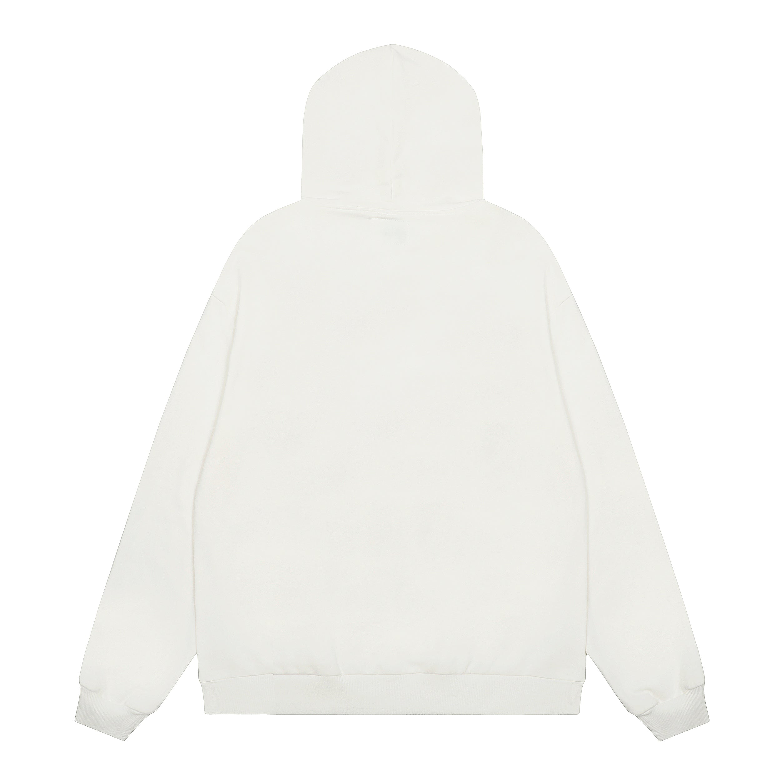 Sp5der Gradient Spider Web Graphic White Pullover Hoodie