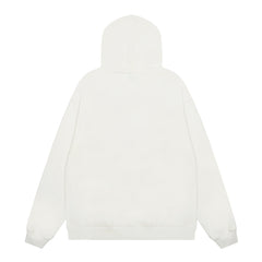 Sp5der Gradient Spider Web Graphic White Pullover Hoodie