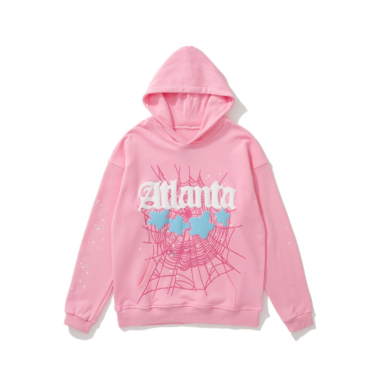 Sp5der Atlanta Star Spider‑Web 2‑Color Pullover Hoodie