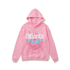Sp5der Atlanta Star Spider‑Web 2‑Color Pullover Hoodie