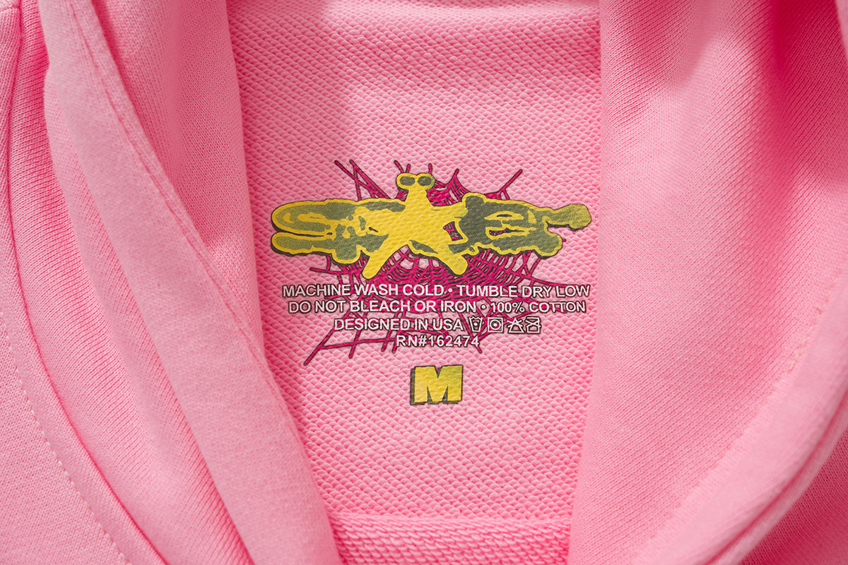 Sp5der Atlanta Star Spider‑Web 2‑Color Pullover Hoodie