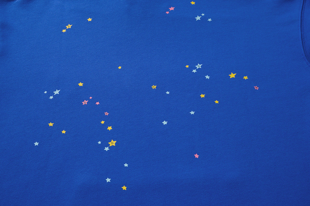 Sp5der Splatter Spider‑Web 2‑Color Pullover Hoodie