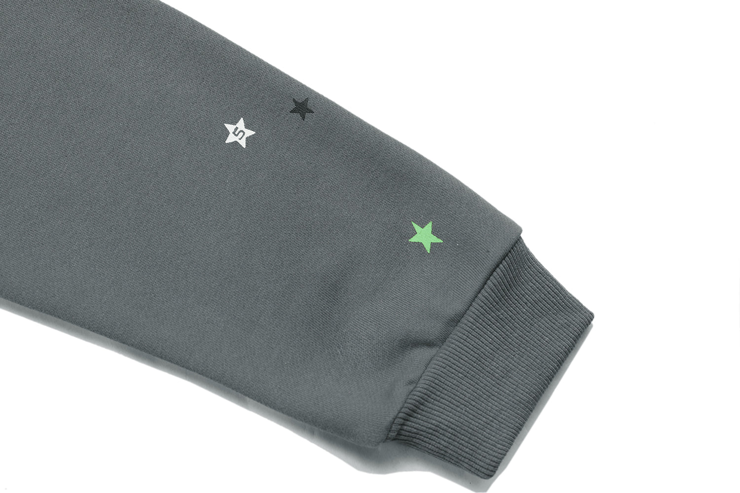 Sp5der Green Text Spider‑Web Dark Grey Pullover Hoodie