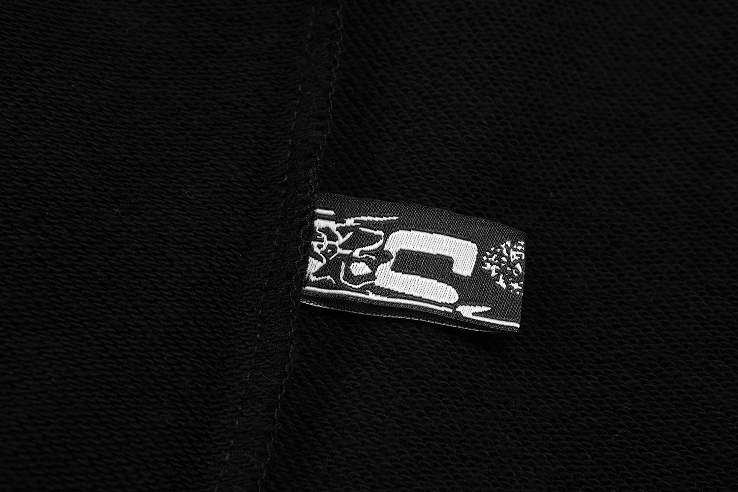 Sp5der 555 Crown Spider‑Web Black Pullover Hoodie