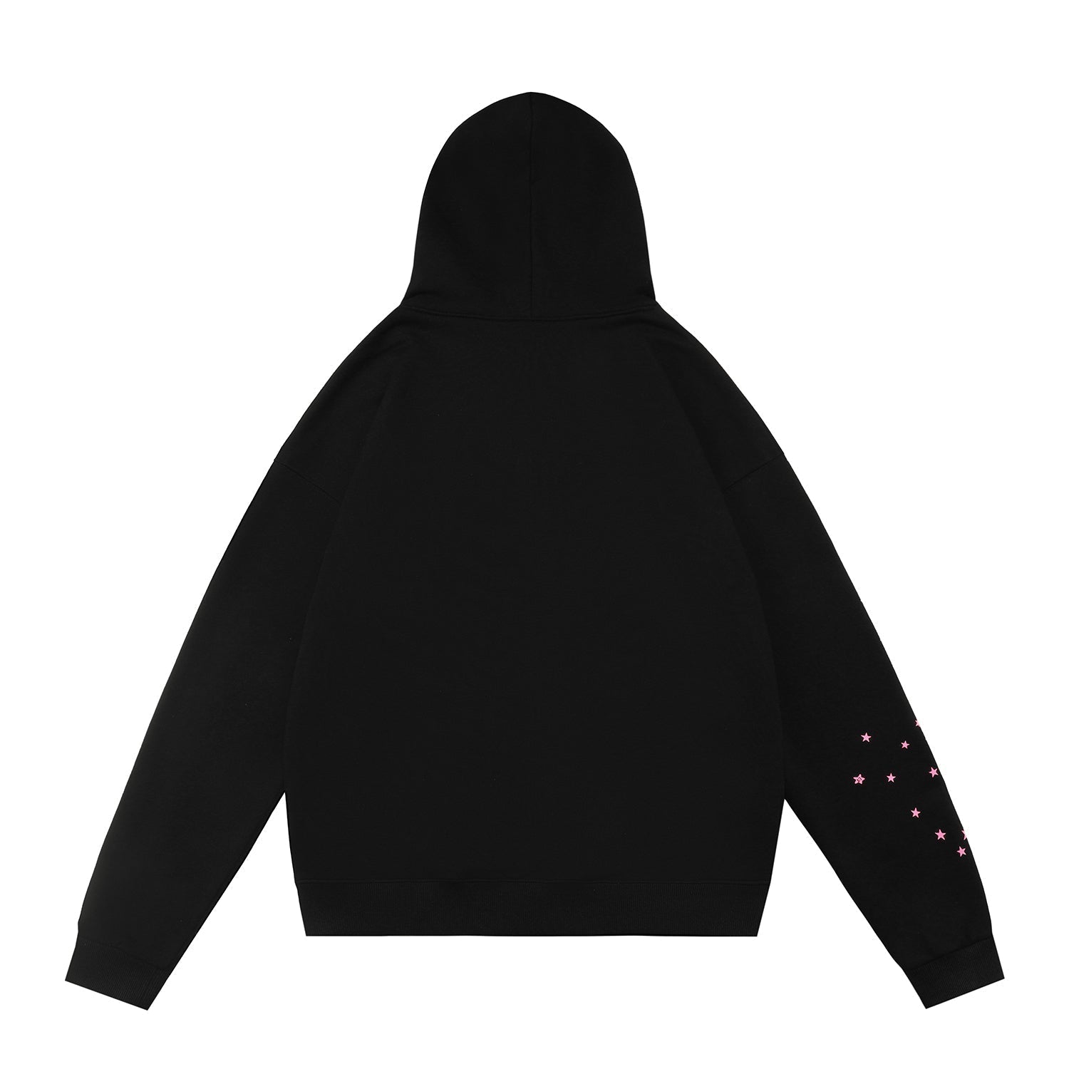 Sp5der 555 Crown Spider‑Web Black Pullover Hoodie