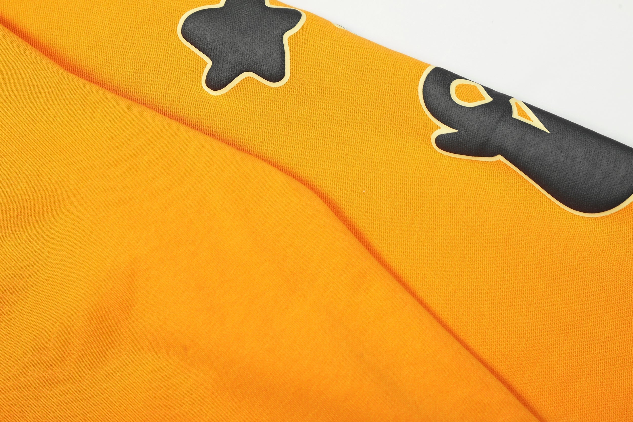 Sp5der Star Graphic Yellow Pullover Hoodie