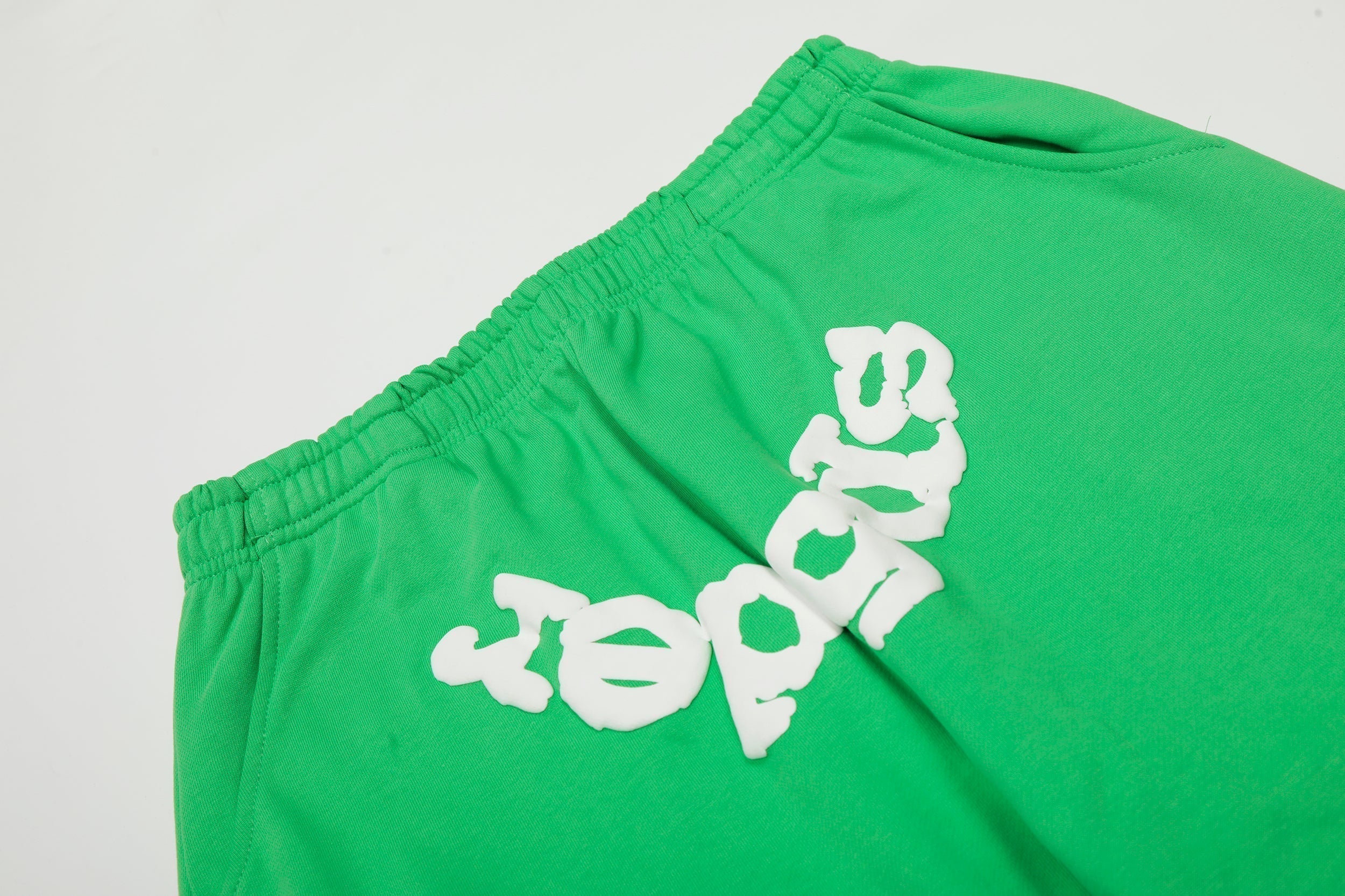 Sp5der Classic Spider‑Web Green Pullover Hoodie