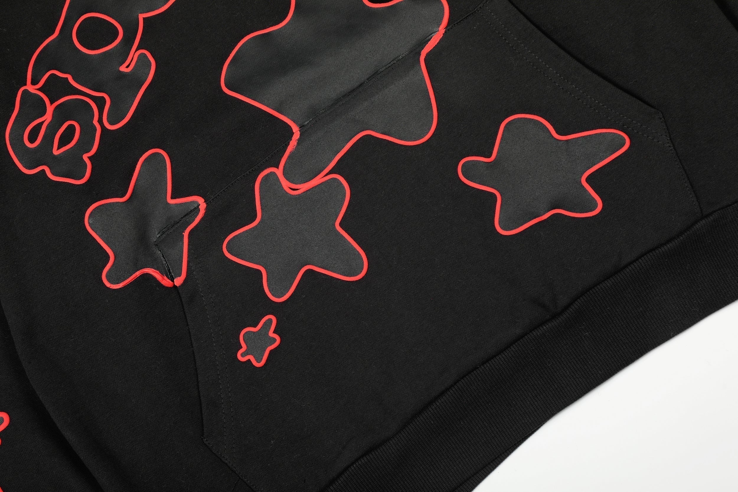 Sp5der Star Graphic Pullover Hoodie